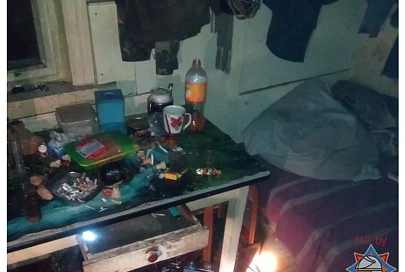 В Рогачеве на пожаре спасли трех человек
